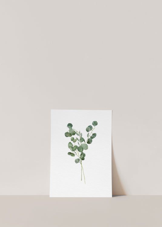 Whispering Eucalyptus Greeting Cards (1 or 10-pcs)